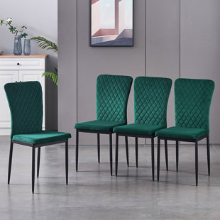 Wayfair green velvet dining outlet chair